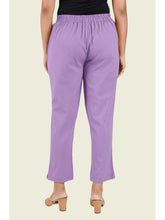 LILAC COTTON PANTS - SKYTICK